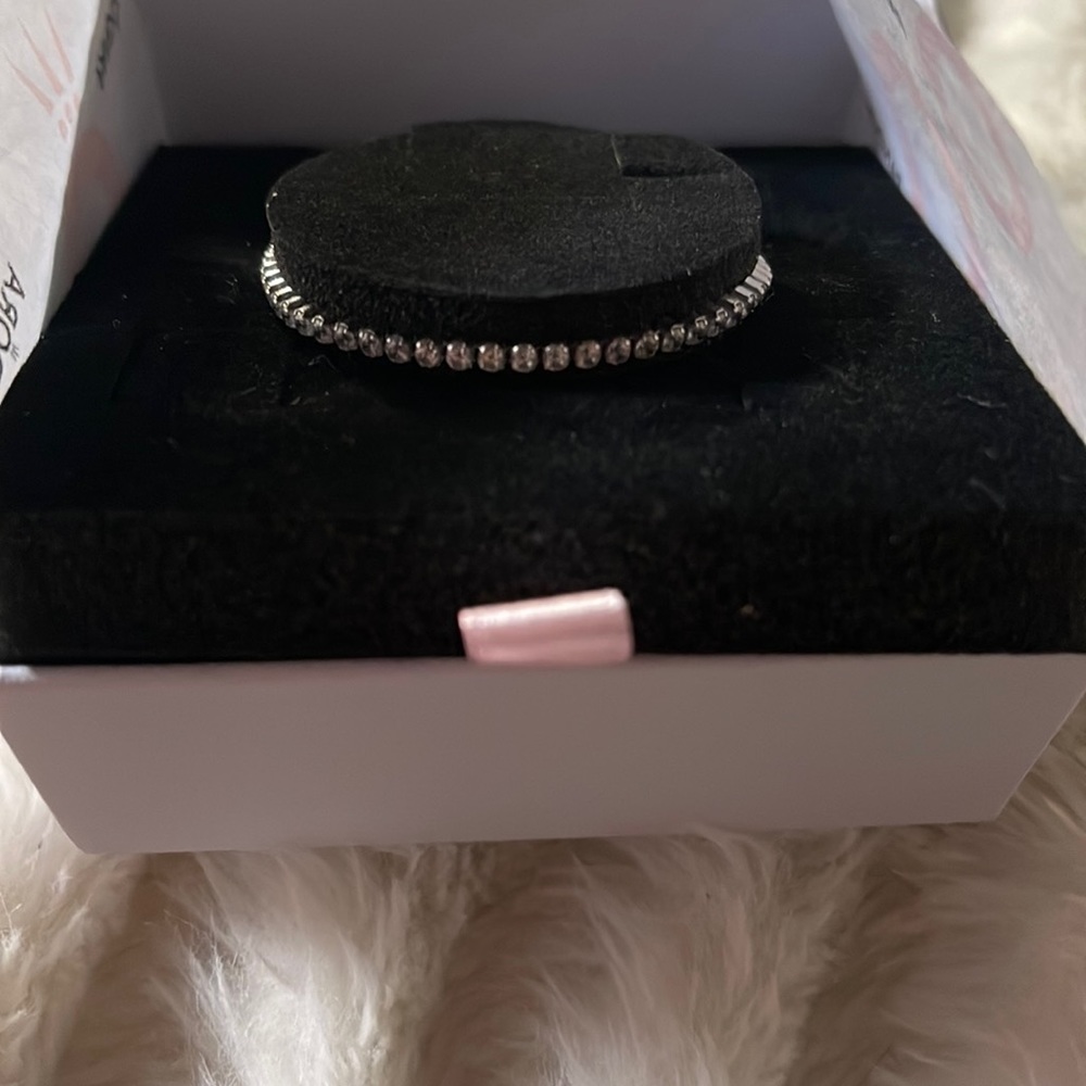 Slightly used PANDORA Sparkling Slider Tennis Bracelet